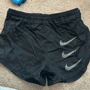 Black Nike athletic shorts
